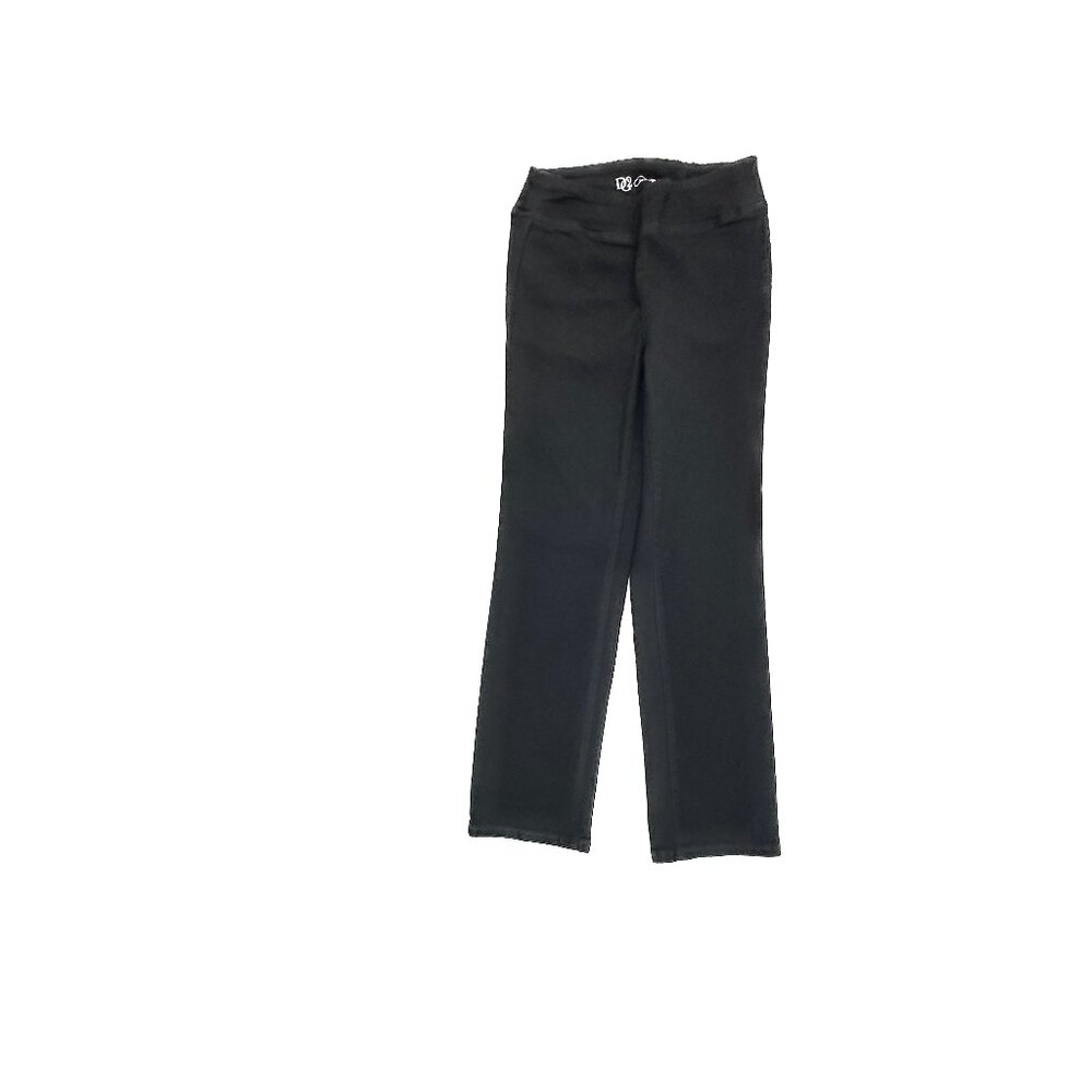 DG2 Pull On Compact Comfort Straight Women's size‎ 6 Black Chino Pants